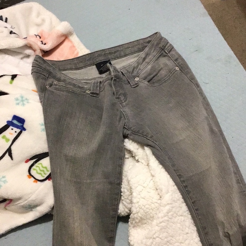 Gray Denim Jeans